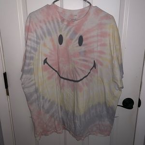 One Size Pacsun x Smiley Oversized Tshirt